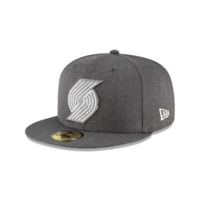 Portland Trail Blazers Gorra | New Era NBA Terrycloth 59fifty Fitted Cap Mexico - Grises
